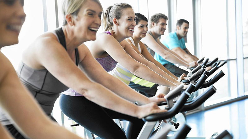 Sosyal tesiste fitness alanı